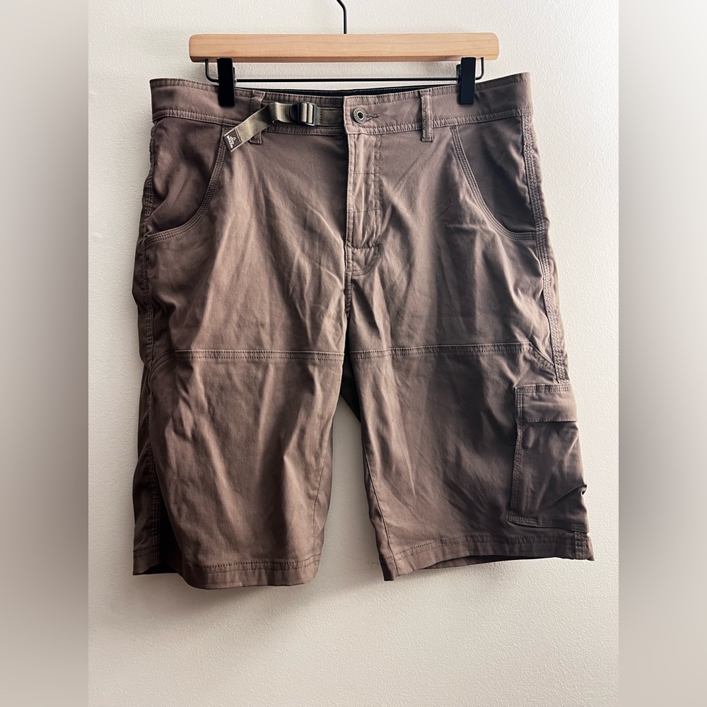 prAna Stretch Zion Shorts Brown 10” M
